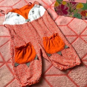 Cat Papa Fox Romper